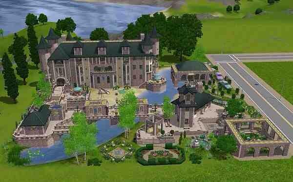 TheSims3Builds's tweet image. Enormous castle #thesims3builds #thesims3 #sims3 #bighouses #coolhouses #castle #mansion #simscreations
