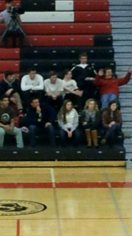 MHSGirlsBall's tweet photo. What a rocking student section for a rocking team tonight! #MiddletonMadness http://t.co/K8k1jGwqXy
