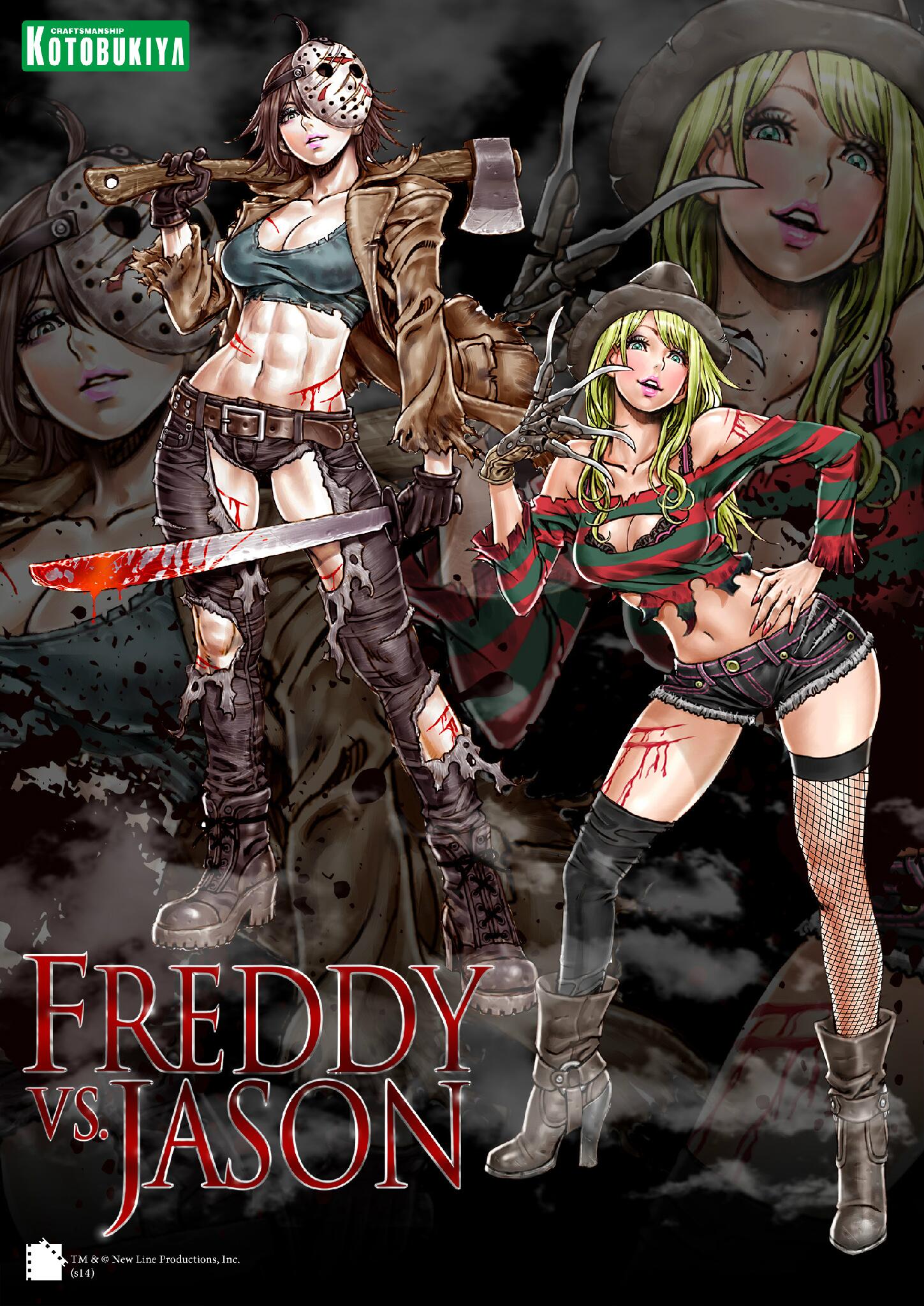 ◆コトブキヤ　ホラー美少女スタチュー　ジェイソン・ボーヒーズ　山下しゅんや FREDDY VS. JASON HORROR美少女 ジェイソン・ボーヒーズ