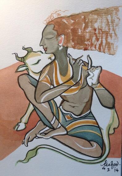 keshav61's tweet photo. Vaatsalyam series. #krishnafortoday http://t.co/GiJdWIEokj