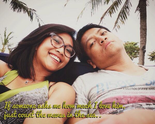 Lui et moi pour toujours. 💏