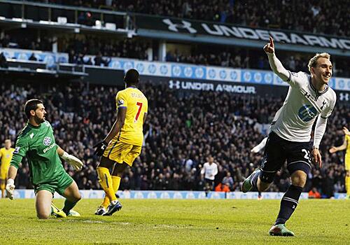 Congratulations <a href="/ChrisEriksen8/">Christian Eriksen</a>. You voted his goal v Palace as our January Goal Of The Month bit.ly/1fvc4iv
