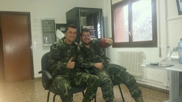 antoniio_rami's tweet photo. Salimos de guardia con una sonrisa en la cara. http://t.co/u1LOOzyAp1