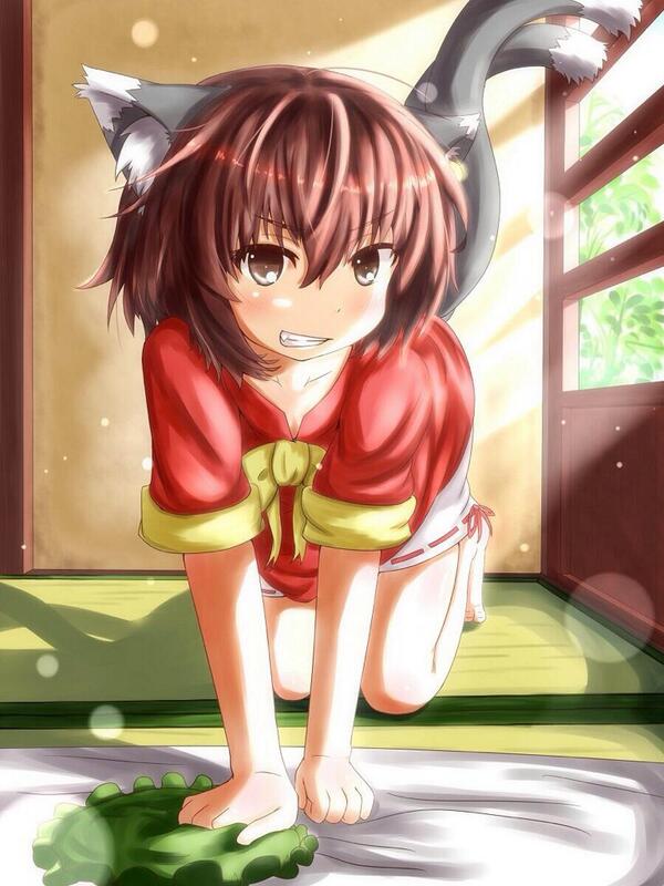 touhouChenChan's tweet photo. Haiya (hiya)? http://t.co/AYGdo4Im3w