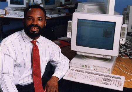 Philip Emeagwali, an engineer and computer scientist, programmed the world's fastest super computer.