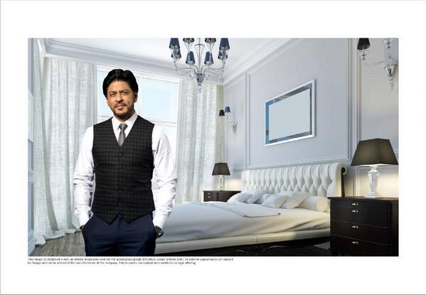 ShahRukhKhan_FC's tweet photo. Shah Rukh Khan ( @iamsrk ) in the latest #Mahagun ad . ♥ http://t.co/askGasExO2