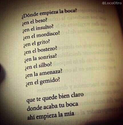 LocoOtro's tweet photo. Donde acaba tu boca, empieza la mía. http://t.co/ay8mmmQjPq