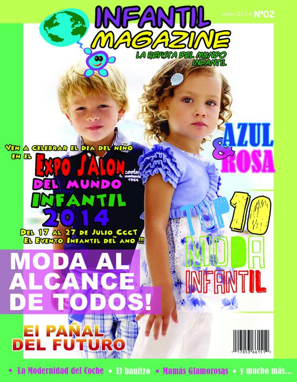 tunaeventos's tweet photo. INFANTIL MAGAZINE #Revista del Expo Salon del Mundo Infantil publique su empresa promovilsystems@gmail.com http://t.co/otNcFeWPOH @Promovil