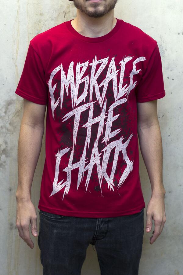 TheCasualChaos's tweet photo. "Embrace the Chaos" Available in Men's &amp; Women's at http://t.co/2UJIOq7h9Z http://t.co/8oWDm5ex1Q