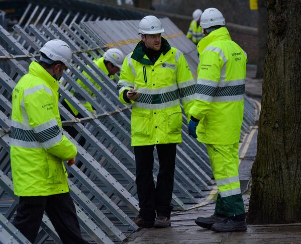 Day 50 (so I'm told) of this flood event. <a href="/envagency/">Environment Agency</a> folk still going 24/7.