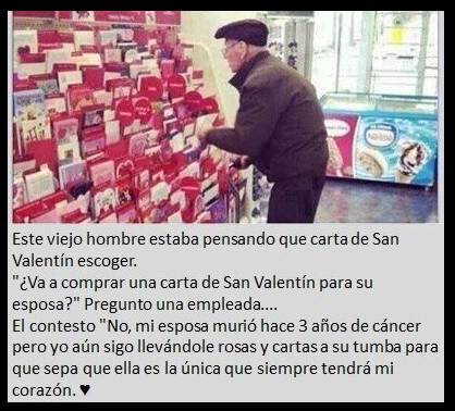 UnPutoAmor's tweet photo. Esta imagen si que me parece conmovedora, este hombre si puede dar un ejemplo de lo que es amar a alguien. http://t.co/GJPBX88dFL