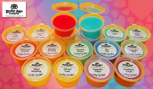 BusyBeeCandles's tweet photo. Follow &amp; RT #WIN a gorgeous selection of http://t.co/qNRl5jb0mz NEW WAX TARTS &amp; A BURNER! #BusyBeeCandles! Ends 14/2 http://t.co/69QURIrwE4