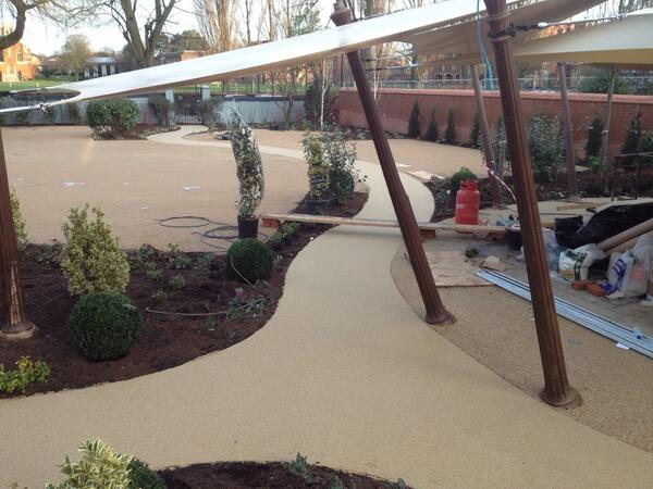 Our #resin bound gravel we layed at D'Parys hotel in Bedford #itsallinthedetail