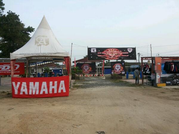 Lokasi Anniversary Byonic Bangka sebelum acara dimulai