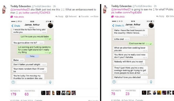 thomordew's tweet photo. James Arthur is an abomination http://t.co/K7GBQ7rm1V