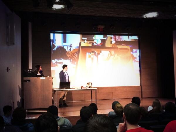 createatcooper's tweet image. Cookie icing printer at #hackCooper!