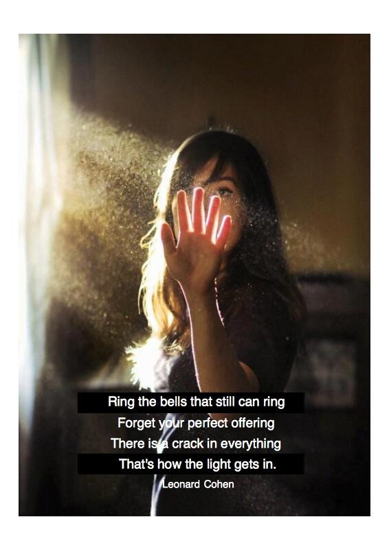 Imperfection is beautiful.