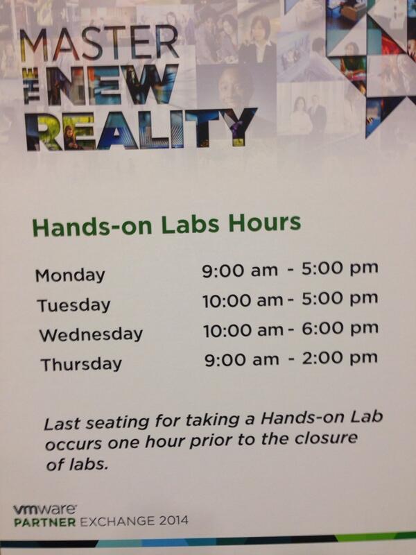 vmsupergenius's tweet image. Come by #VMwareHOL Mon-Thurs for Hands-on Labs fun!