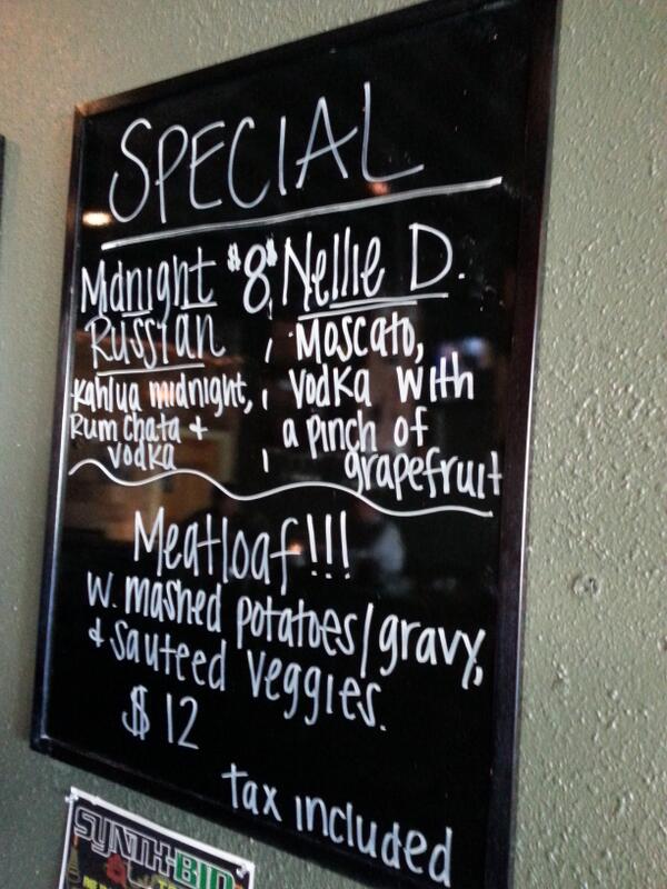 Amazing new drink the Nellie D M&amp;W Moscato Allegro, grapfruit juice and Vodka!  Thanks Low Bar in Vancouver WA.