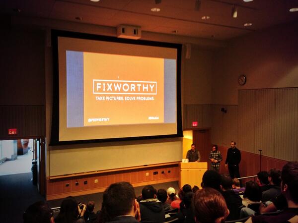nancychowmein's tweet photo. so happy to see @venture4america Detroit Fellow Scott Lowe leading @Fixworthy at #SWAA14! @SWAnnArbor http://t.co/ywPMaPPphb