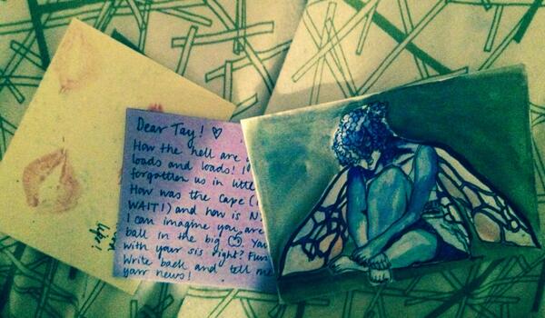 taylorhaigler's tweet photo. @AmyMcnamaak Amy! You angel! I can't begin to describe how much I love and miss you xo http://t.co/AExopVTHHl