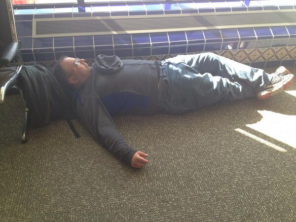 AggieSoftball's tweet photo. It's been a long - but good - weekend for @LouieB1150. Sleep tight, bud. http://t.co/5AJ5M94Cic