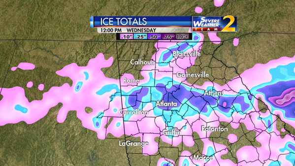 BradNitzWSB's tweet image. Snow will likely be followed by freezing rain. Ice accumulations 1/4-1/2" possible. #stormwatchon2