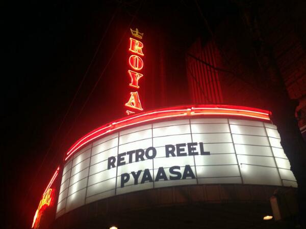 Shout out to @avnishnanda @siessjay for putting together such an amazing event at the #retroreel #pyaasa