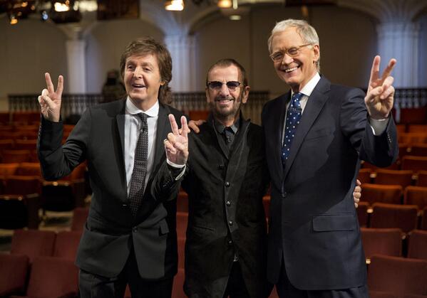 jayejohnson's tweet image. After taking this photo, I will never sell my camera. Three giants of entertainment: Paul, Ringo &amp;amp; Dave. #Beatles50