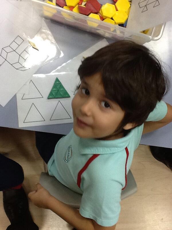 K2Jakarta's tweet photo. @yiskp @DPAKinder2013 @YISbrown @KingfisherClass :Andres: I am making a triangle tree. http://t.co/K1vTPsKOCE