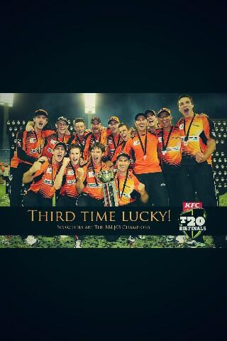 So happy for my eat friend strachana as the scorchers won on Friday night! #dman #strachana #bbl03 #getscorches #:)