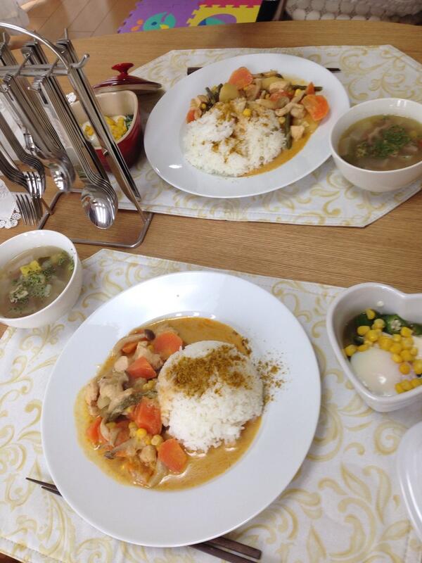 NaminamiT's tweet photo. 今日はお友達と我が家ランチ♪ http://t.co/Pk8ihe0QRw