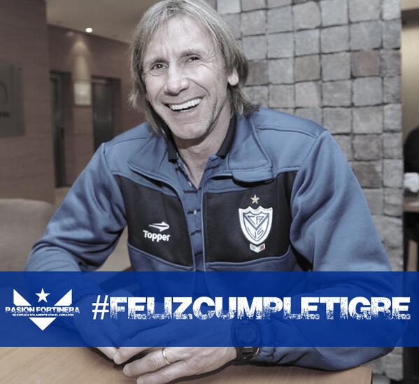 #Velez Ricardo Gareca cumple 56 años, dejale tu mensaje con el HT #FelizCumpleTigre