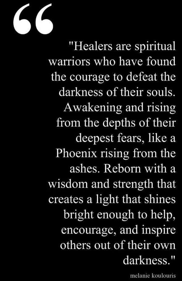 Trancewave21's tweet image. "Healers are spiritual warriors who have found the courage to defeat the darkness of their souls..."
