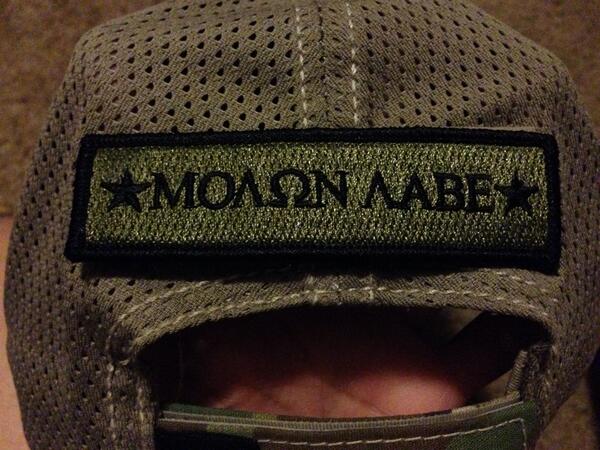 MTACAdventures's tweet image. New patch for the husband's hat #MolonLabe #moralpatch