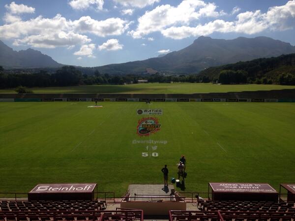 BlitzBokke's tweet image. @varsitycup: @MatiesRugby vs @ikeytigers at 1 of the most beautiful rugby settings in the world. kick-off at 16h45