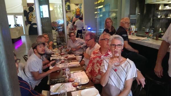 A raptured audience listening to <a href="/podversic/">Damijan Podversic</a> introduce himself at <a href="/RileyStreetWine/">Riley Street Wine</a>