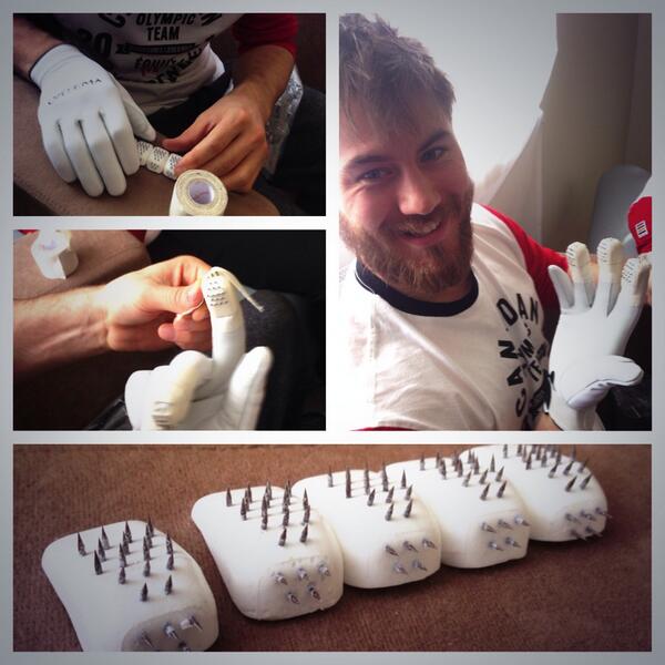 Crispin Lipscomb (@crispinlipscomb) on Twitter photo Learning lots about different sports everyday <a href="/TristanLuge/">Tristan Walker</a> making his gloves for luge <a href="/CBC/">CBC</a> <a href="/CBCOlympics/">CBC Olympics</a> #Sochi2014 Learning lots about different sports everyday <a href="/TristanLuge/">Tristan Walker</a> making his gloves for luge <a href="/CBC/">CBC</a> <a href="/CBCOlympics/">CBC Olympics</a> #Sochi2014