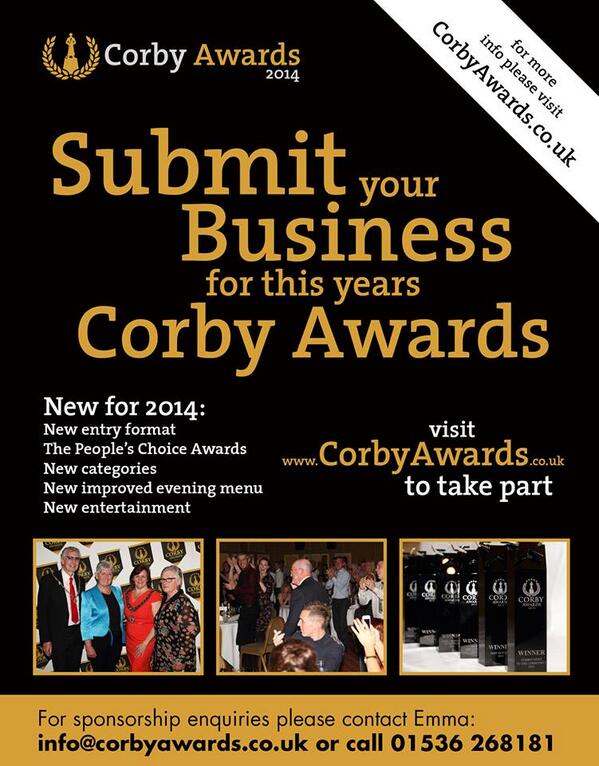 The Corby Awards are back for 2014. This year we're bigger &amp; better so check out our new site and submit your entry