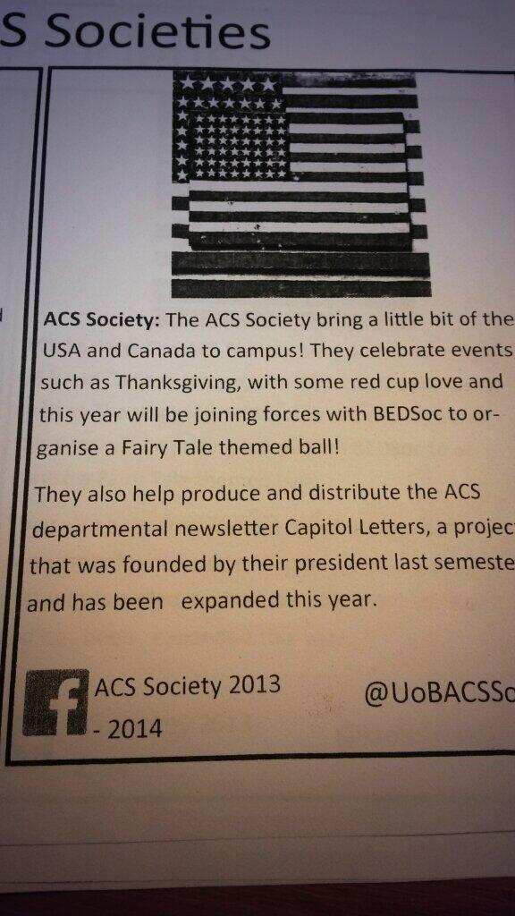 ACS Society tweet media