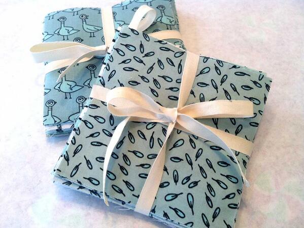 New! Mo Willems’ Pigeon organic charm packs: etsy.me/1eNy1vu /cc <a href="/Cloud9Fabrics/">Cloud9 Fabrics</a> <a href="/Etsy/">Etsy</a>