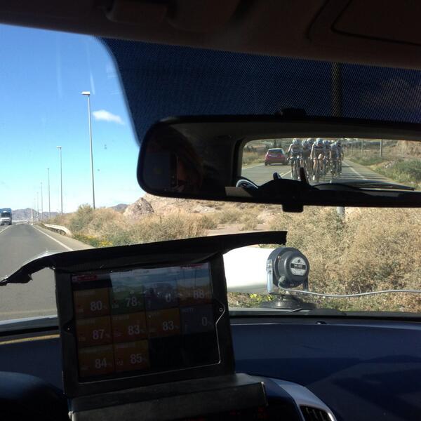 Neaforma's tweet photo. De cockpit van een tevreden coach! #trainingcamp #vltab @PolarBelgium http://t.co/RzGQCxJLrp