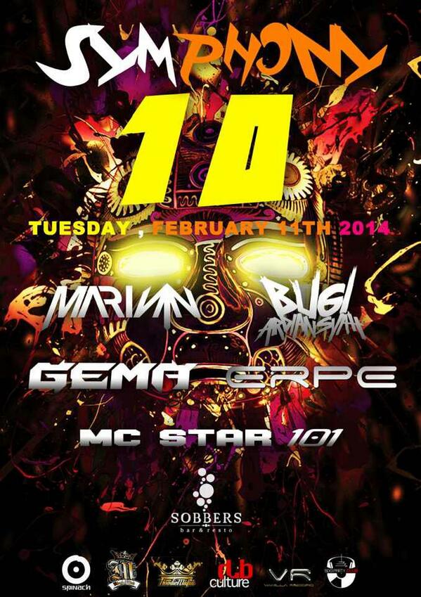 Reserve your table in line 022-2039390 for 'SYMPHONY 10' @SOBBERS_BAR tomorrow! Start 7 pm - 12 am.