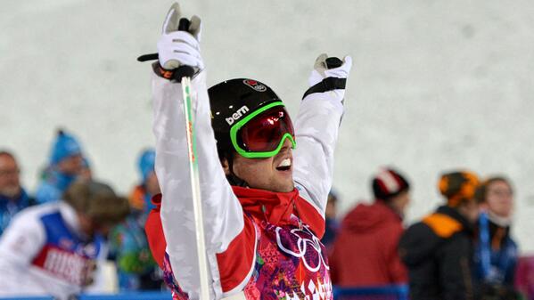 TeamCanada's tweet photo. He did it. @ABilodeau_ski, 1st CDN man to defend individual Olympic gold > http://t.co/xSp0RzgLIh #WeAreWinter http://t.co/jX7QPjZN4i