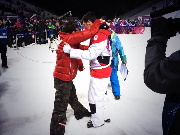TeamCanada's tweet photo. .@ABilodeau_ski on brother Frédéric: he is my everyday inspiration. I chase my dreams for him. #WeAreWinter http://t.co/sfsgVLvDF5