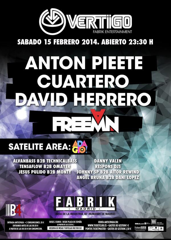 fabrikdiscoteca's tweet photo. Si quieres venir Gratis a VÉRTIGO haz RT en el tweet !! #VértigoFABRIK :) tenéis hasta las 20:00 !! http://t.co/IoCkSOGcLD