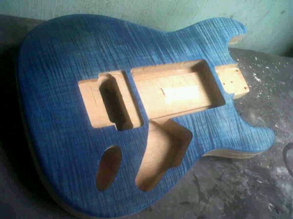 Flame top staining done!
