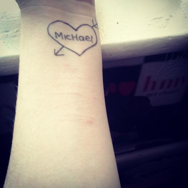 <a href="/Michael5SOS/">michael clifford</a>

I've got your name tattooed in a arrow heart
By my scars. I wont cut anymore i promise
Iloveyou<3