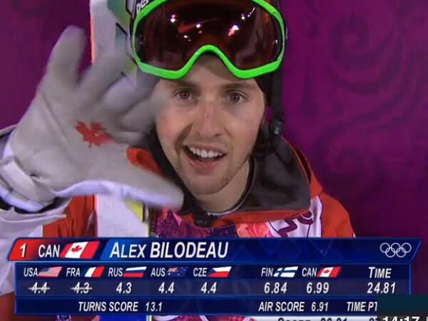 CBCOlympics's tweet image. It's a gold medal for @ABilodeau_ski and a silver medal for @MikaelKingsbury. Medal ceremony is tomorrow at 11:15am.