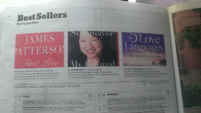 DrGaryChapman's tweet image. The NYT chose to feature the #5LL cover today! We are thankful that Gary's book continues to change lives. @nytimes